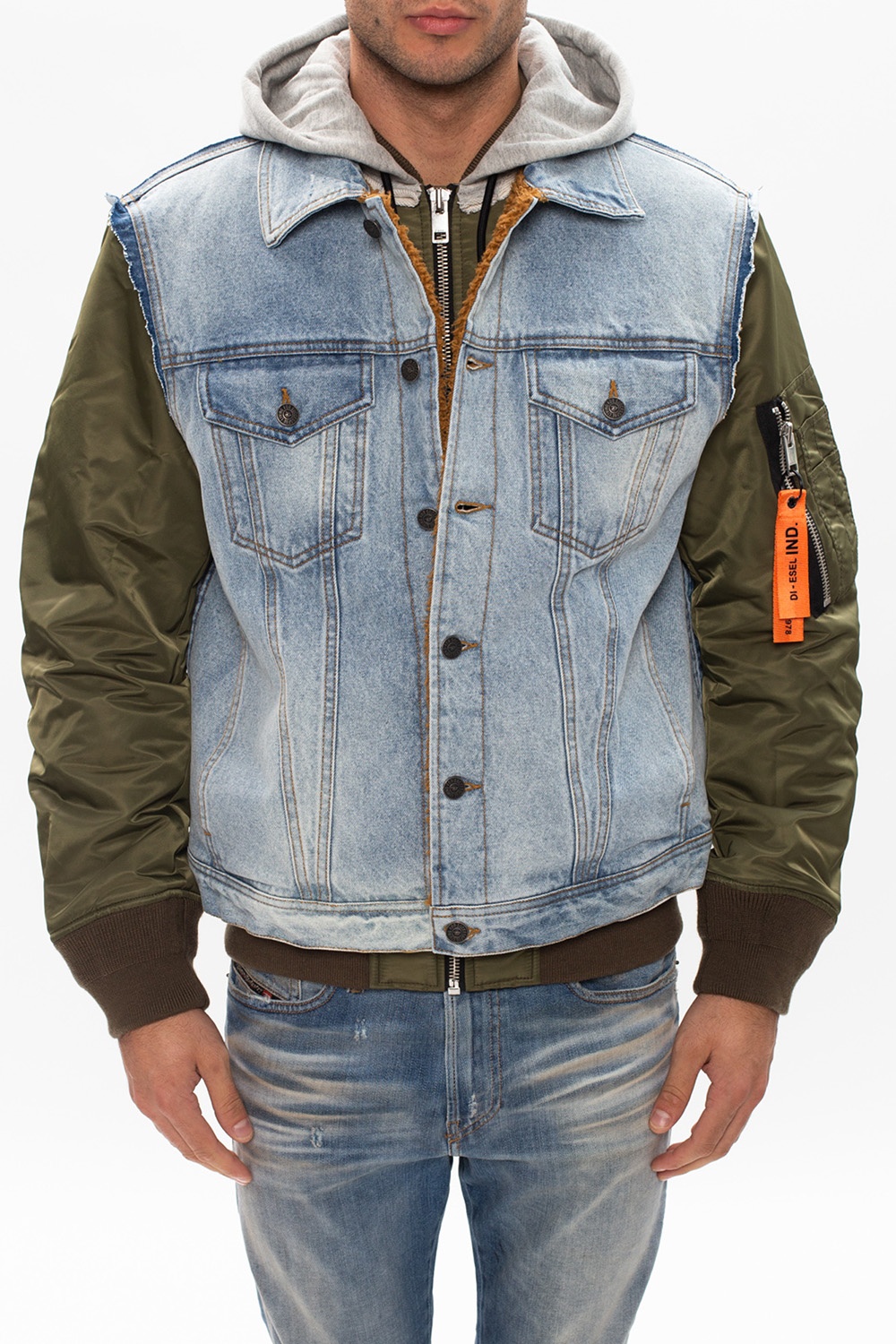 Diesel 'W-Stormy' hooded jacket | Men's Clothing | Vitkac